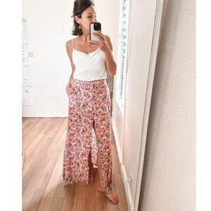 Tori Praver Cactus Flower Orchid skirt Size 2